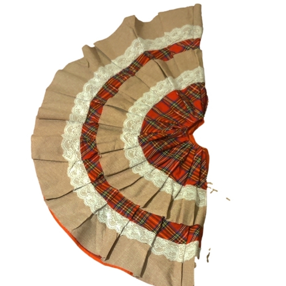 Red Plaid Tree Skirt